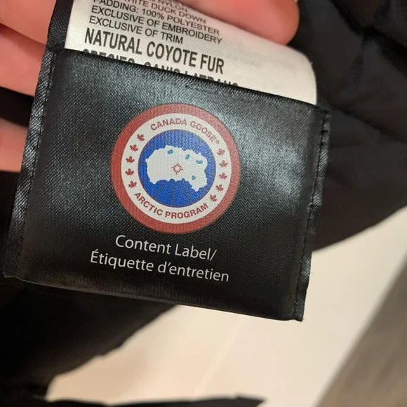 Canada Goose Black Parka with Fur Trim - Picture 8 of 11